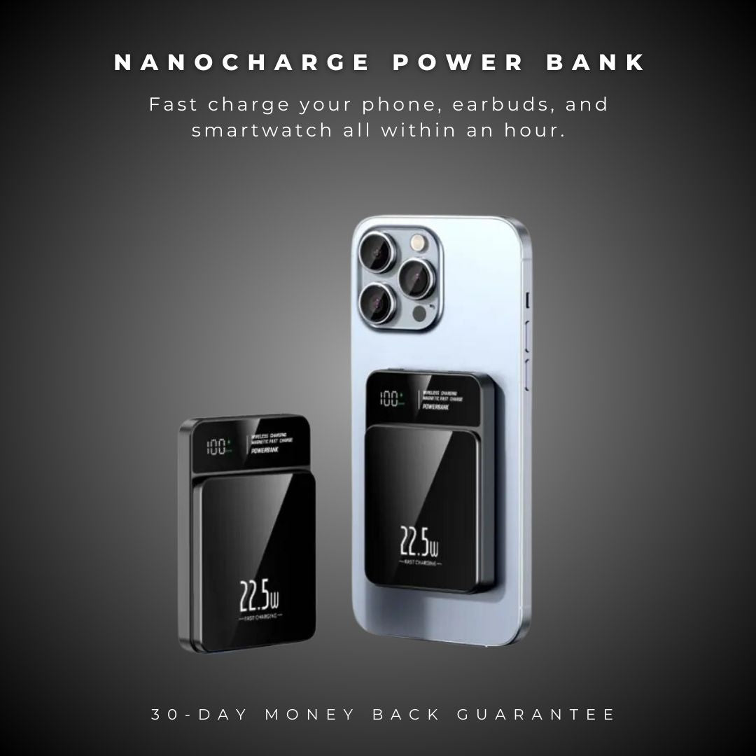 NanoCharge® Wireless Magnetic Power Bank