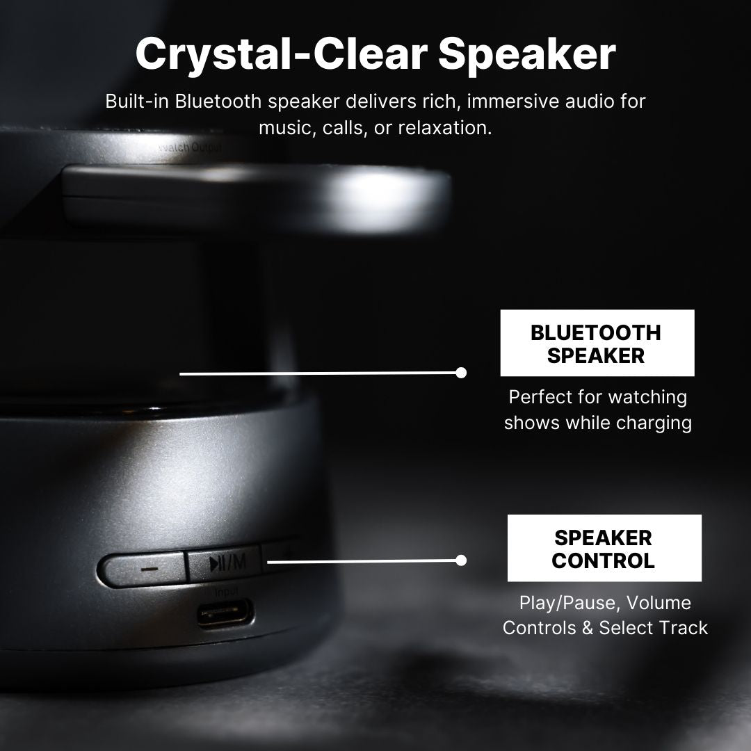 MagDock® 5-in-1 Wireless Charging Station + Bluetooth Speaker