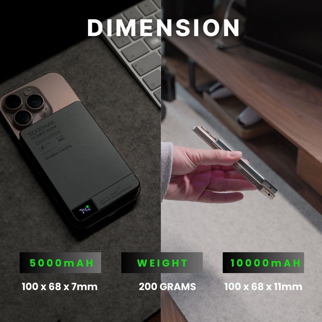 SnapCharge® 20W Magnetic Power Bank