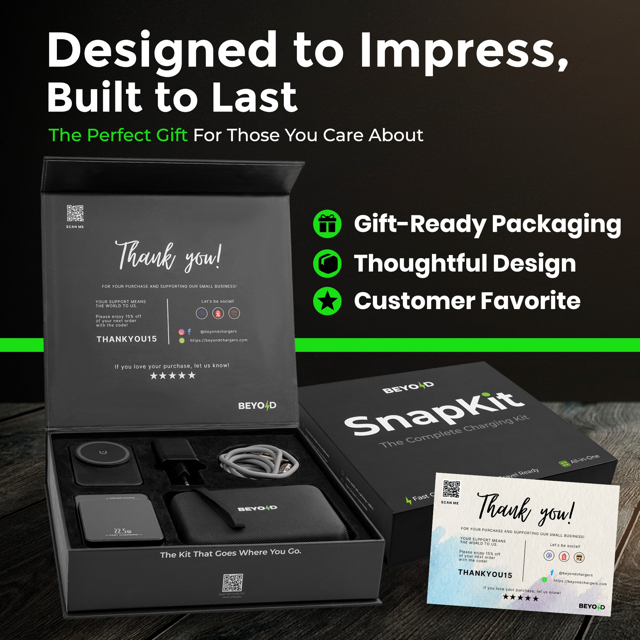 SnapKit — Charging Kit For Apple, Samsung & Google (US Model)