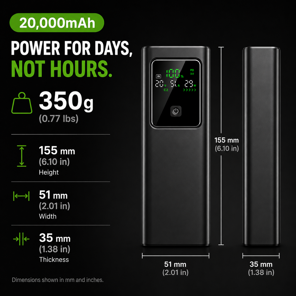 UltraCharge™ Pro - 20000mAh