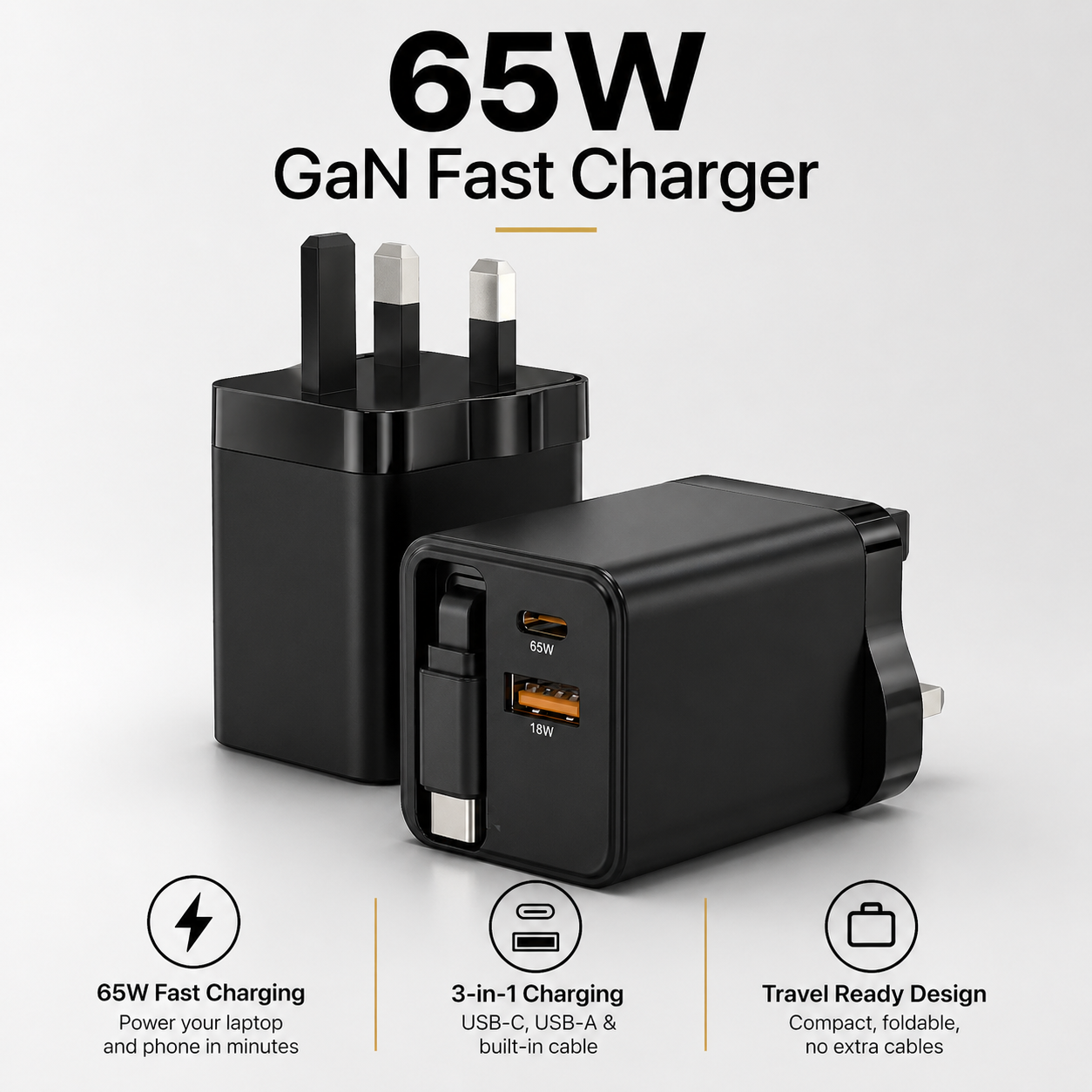 65W GaN Fast Adapter