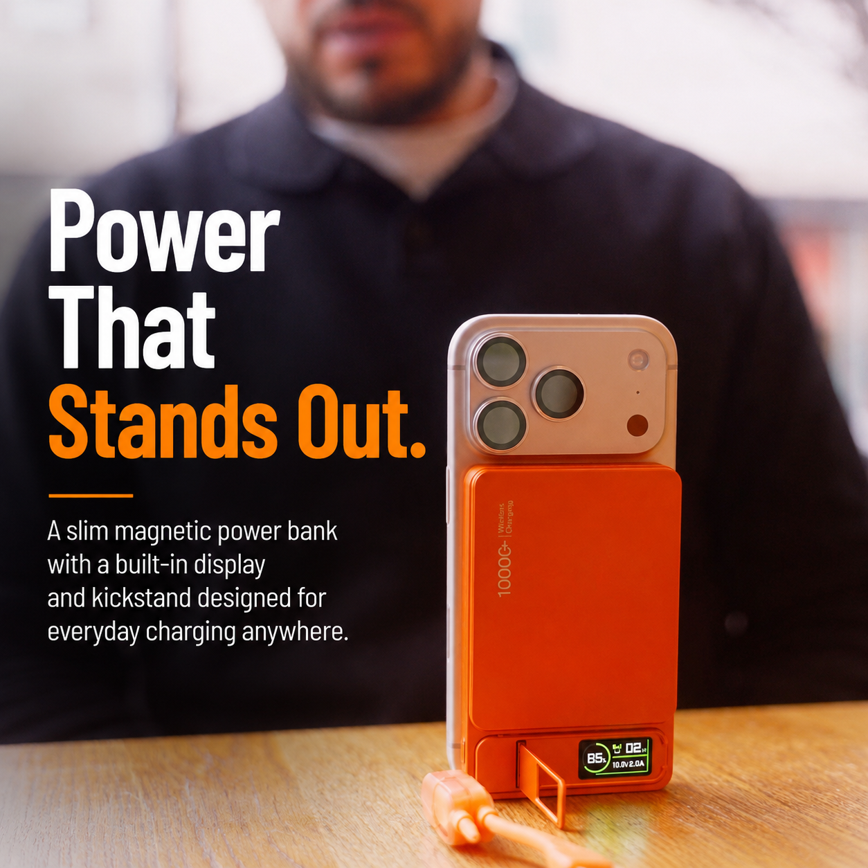 NanoCharge Pro - Magnetic Power Bank