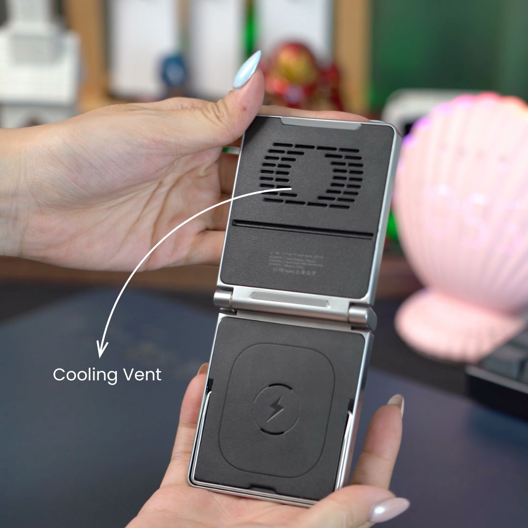 TitanFold 2-in-1 Wireless Charger