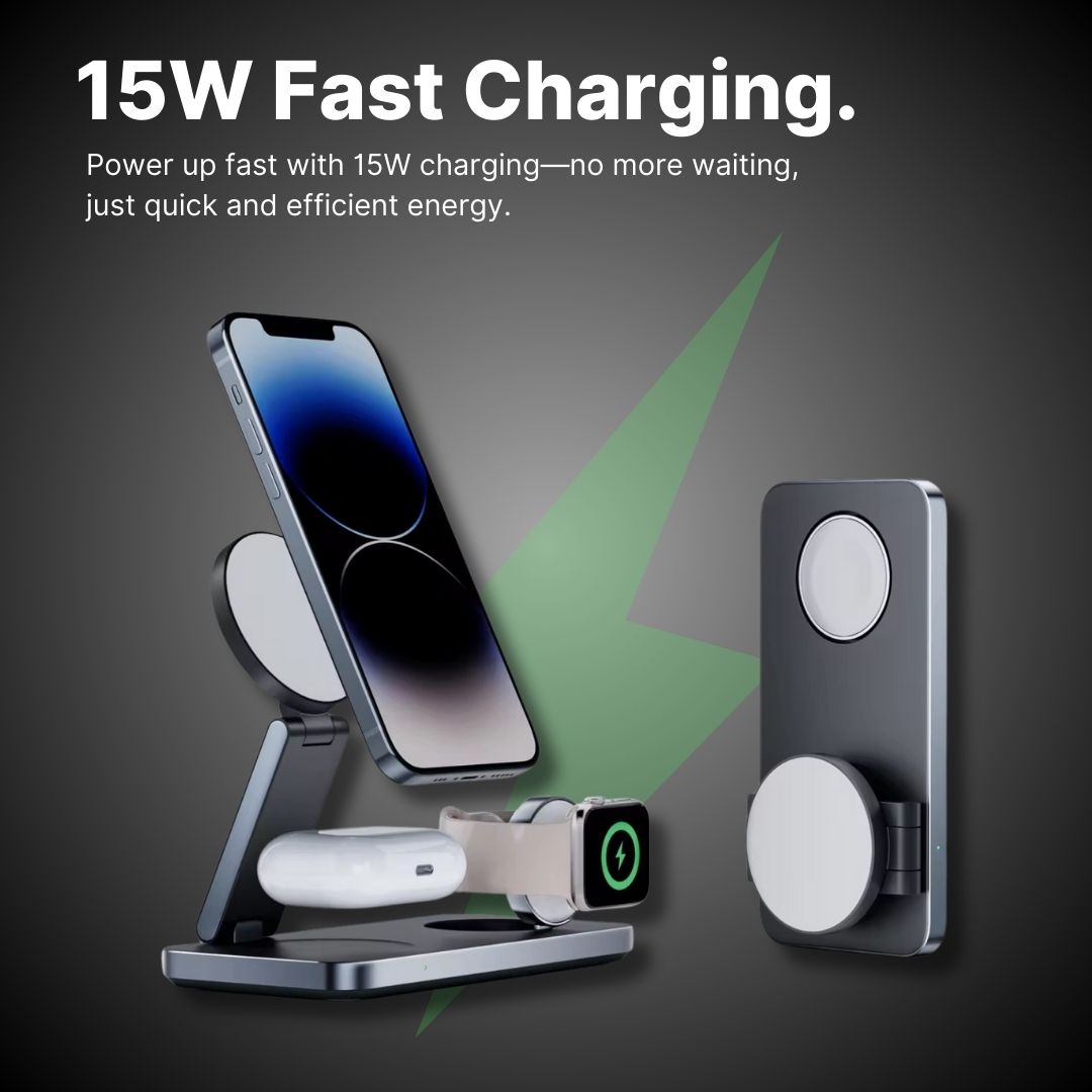 BoltPlus® 3-in-1 Wireless Charger