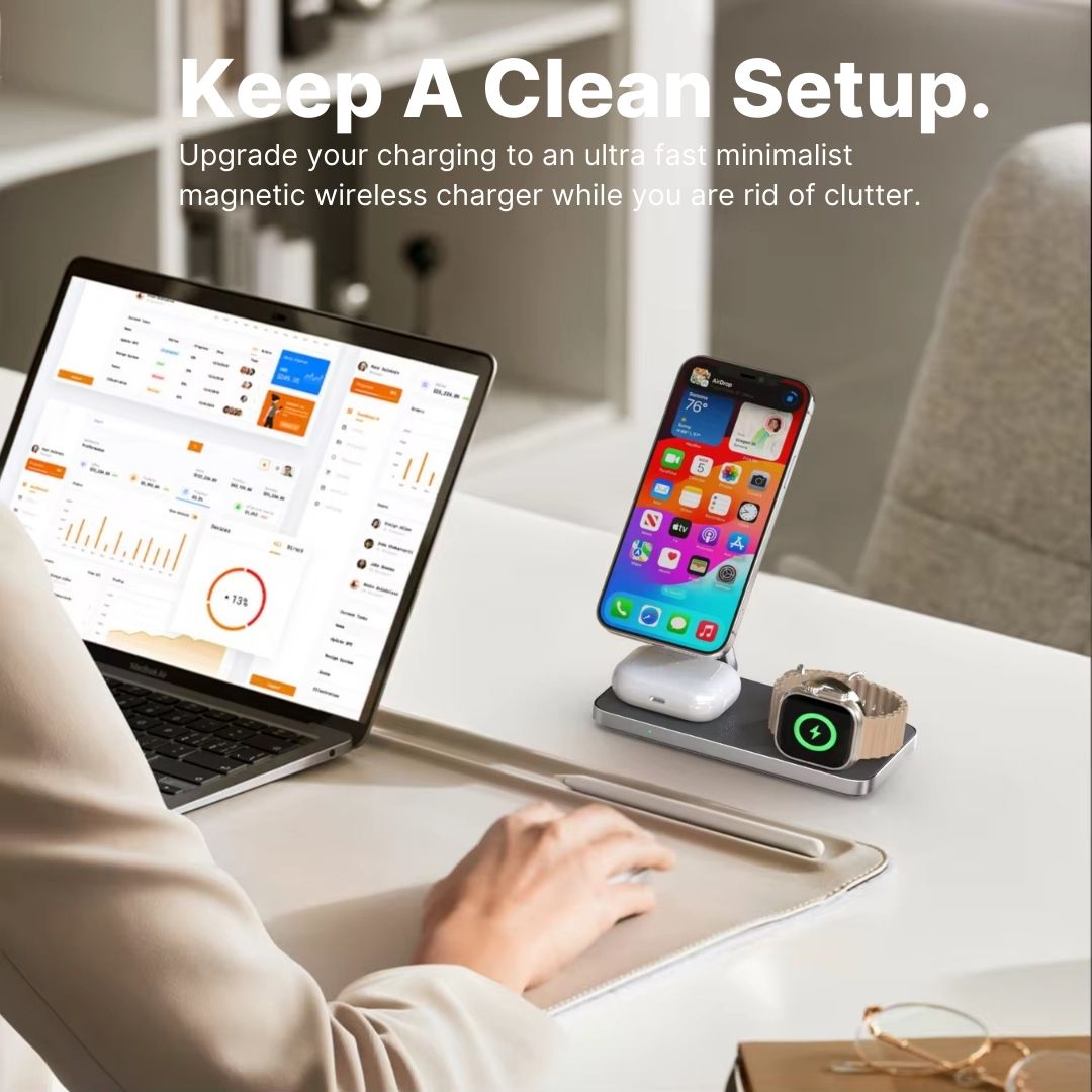 BoltPlus® 3-in-1 Wireless Charger