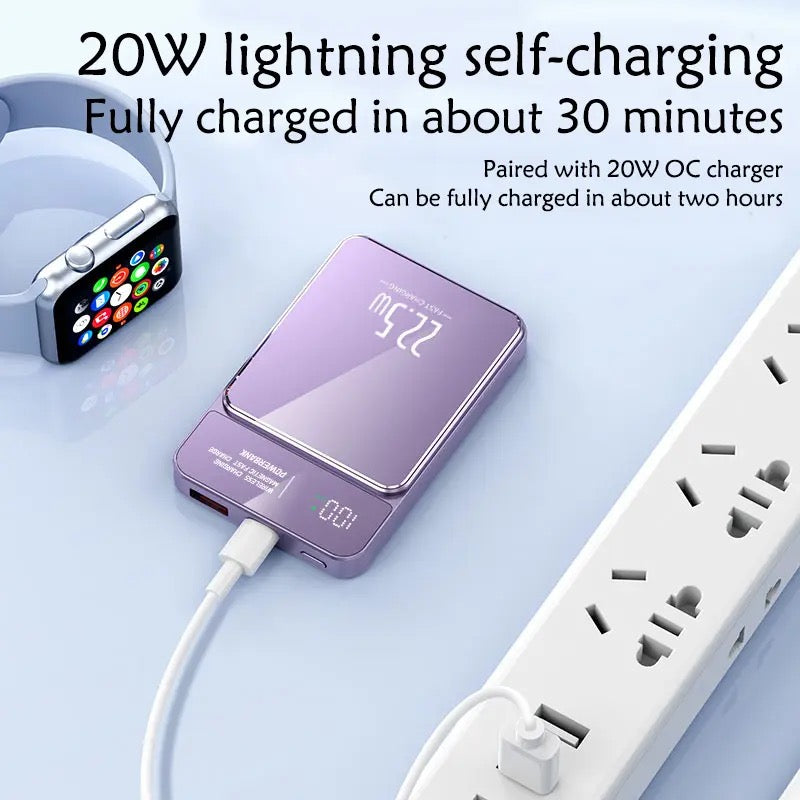 NanoCharge® Wireless Magnetic Power Bank