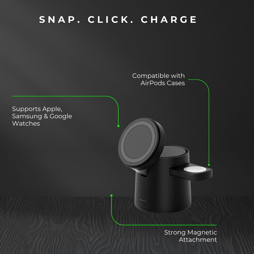 TitanCharge® 3-in-1 Wireless Charger