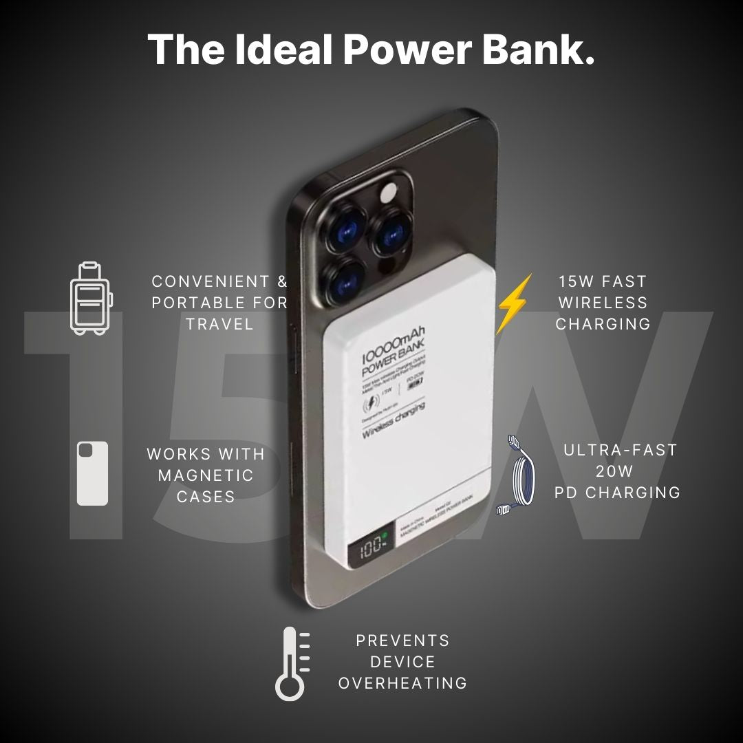 SnapCharge® 20W Magnetic Power Bank