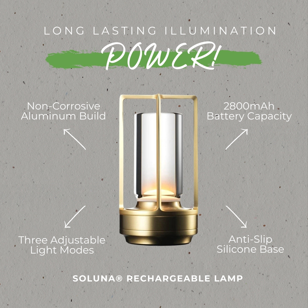 Soluna® Rechargeable LED Lamp