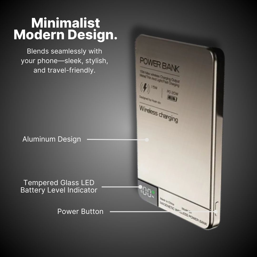 SnapCharge® 20W Magnetic Power Bank