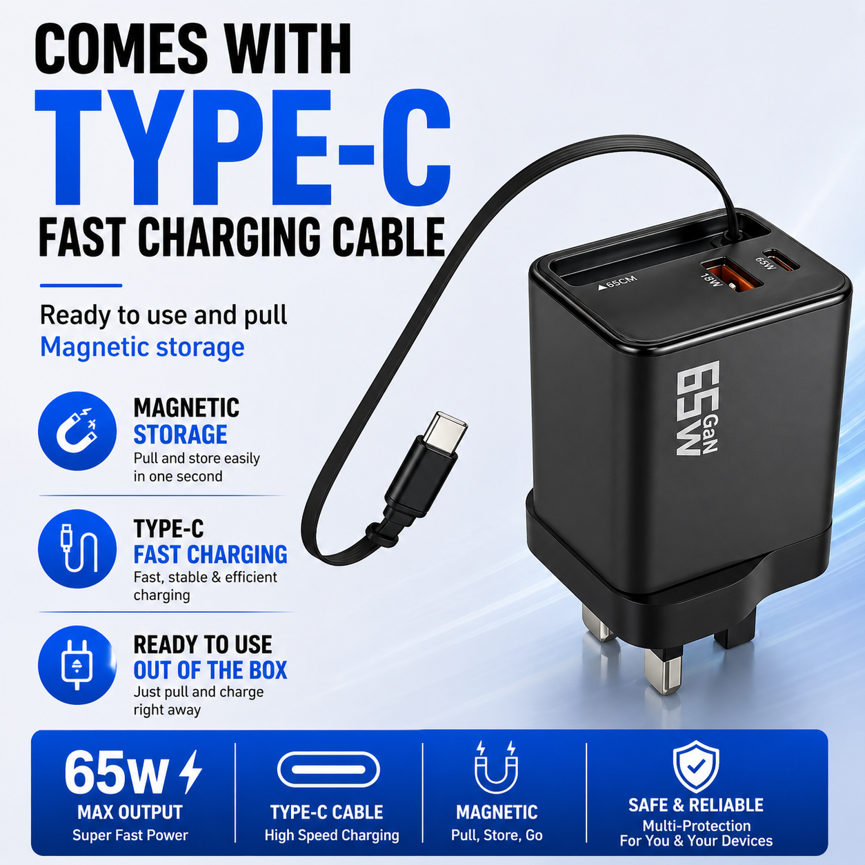 65W GaN Fast Adapter