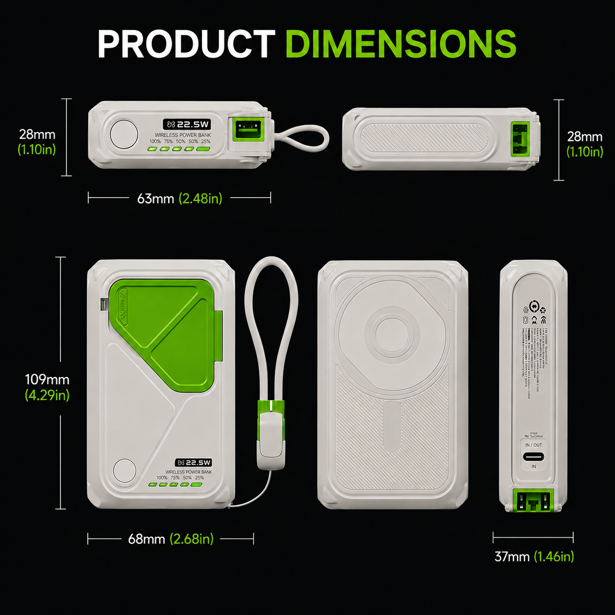 SnapDock Go 9-in-1 Power Bank