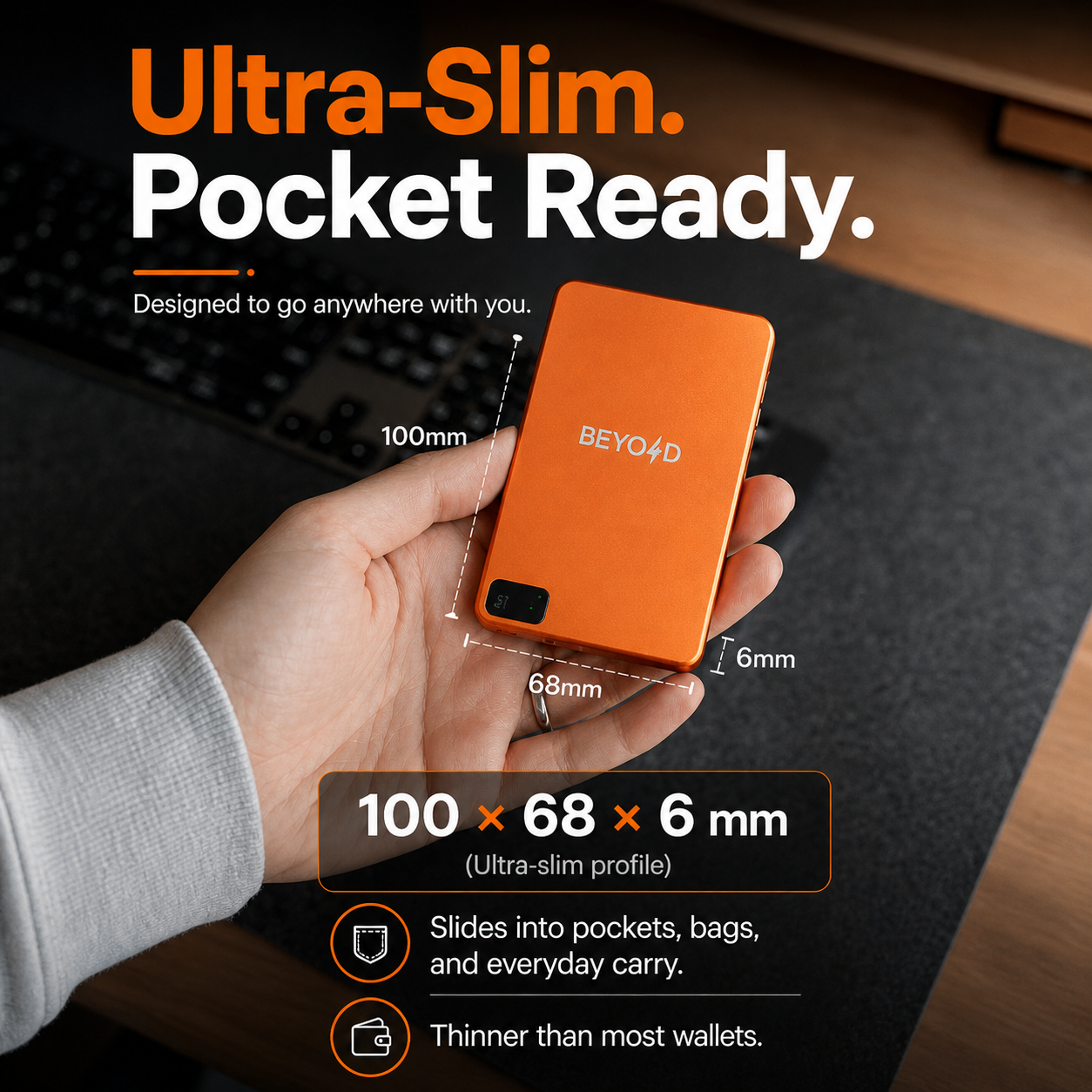 Orbit Pro - 20W Magnetic Power Bank