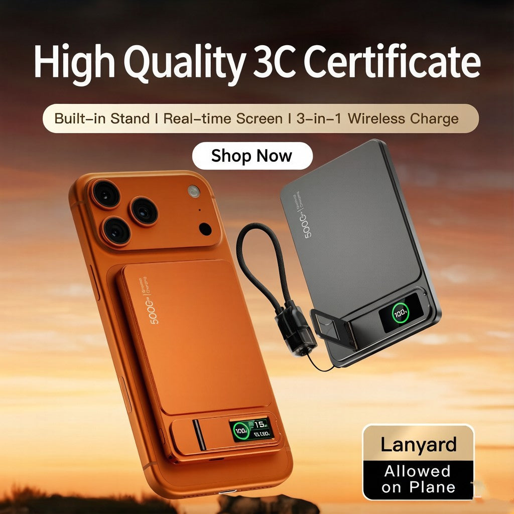 NanoCharge Pro - Magnetic Power Bank