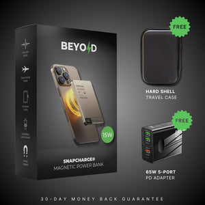 SnapCharge® - The thinnest Power Bank to charge Apple & Samsung Devices.