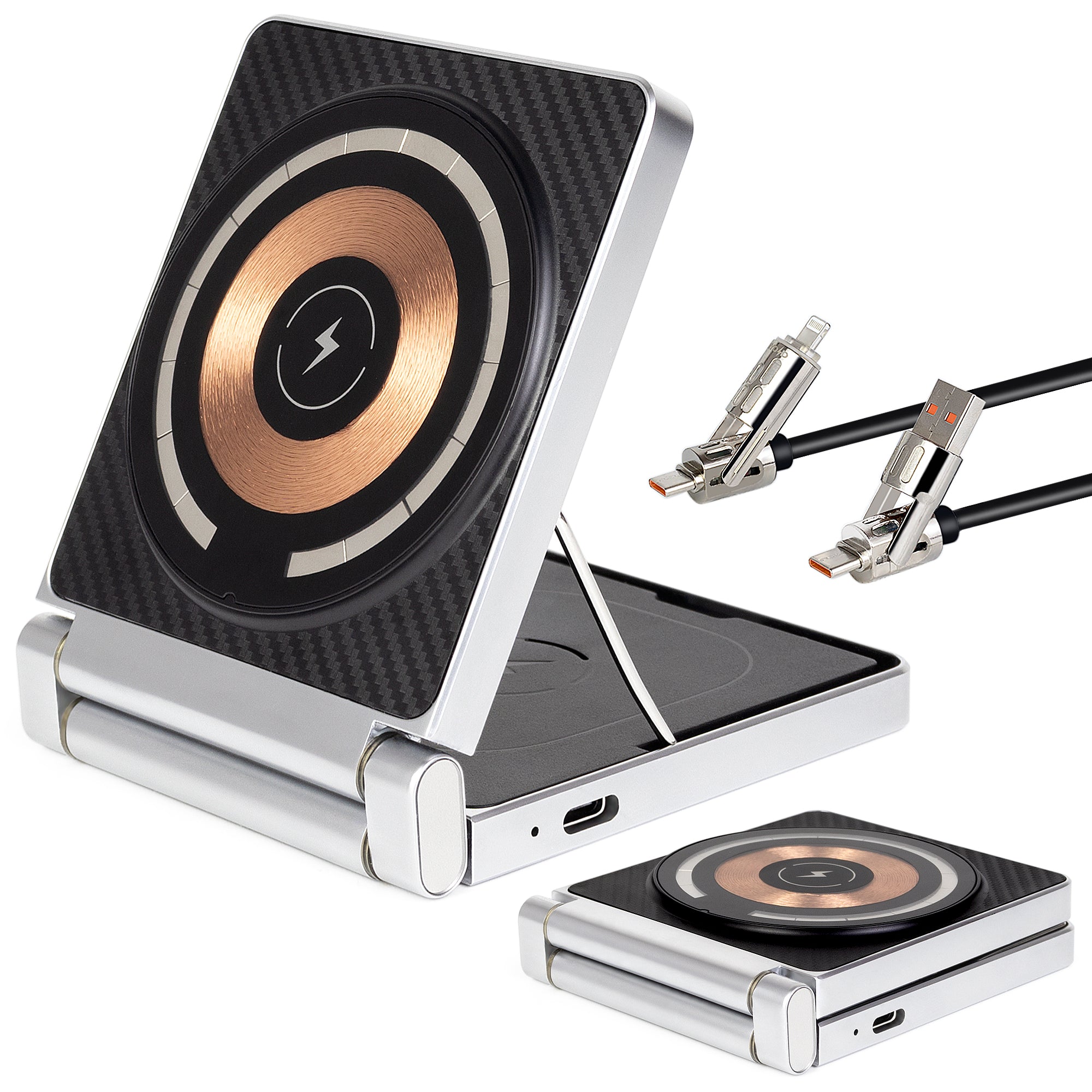 TitanFold 2-in-1 Wireless Charger
