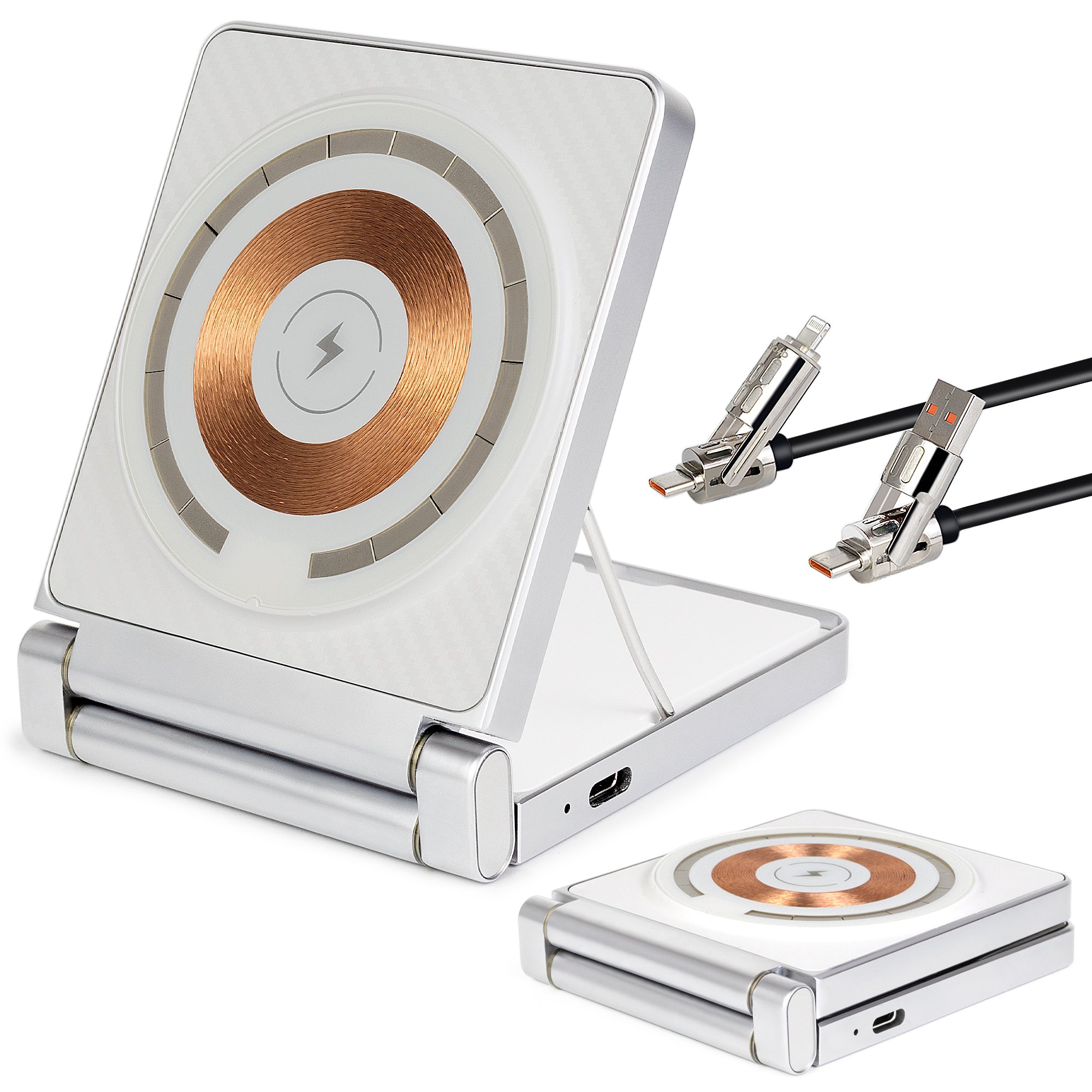 TitanFold 2-in-1 Wireless Charger
