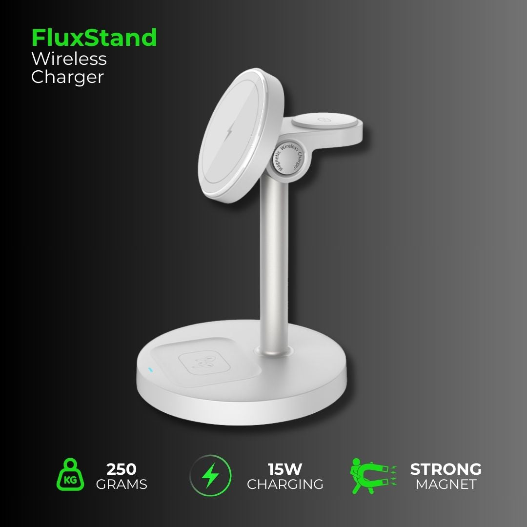 FluxStand® 3-in-1 Wireless Charger